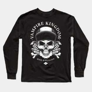 skull barber Long Sleeve T-Shirt